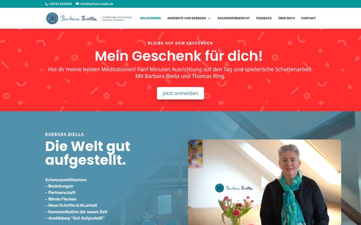 Screenshot stránky barbara-biella.de
