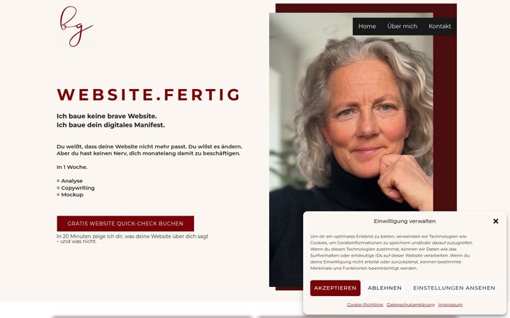 Screenshot of barbara-ganglmair.com