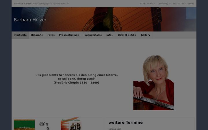 Screenshot stránky barbara-hoelzer.de
