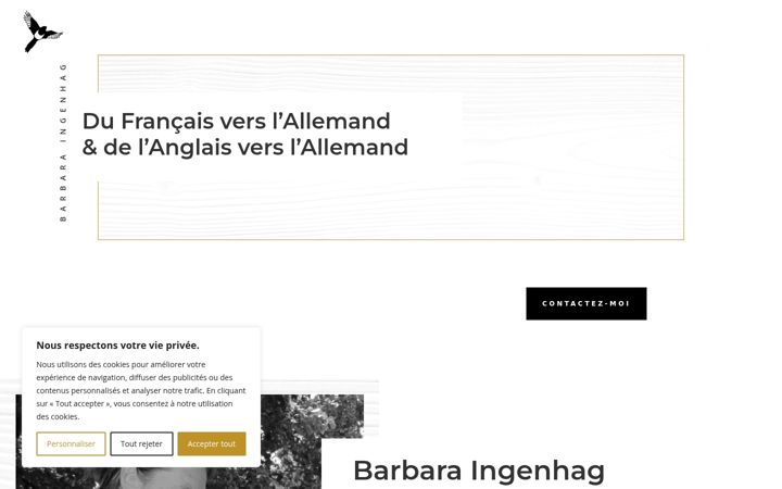 Screenshot of barbara-ingenhag.eu
