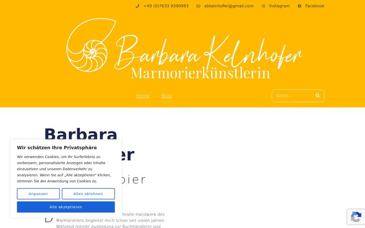 Screenshot stránky barbara-kelnhofer.de