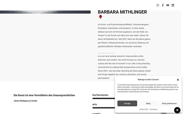 Screenshot of barbara-mithlinger.at