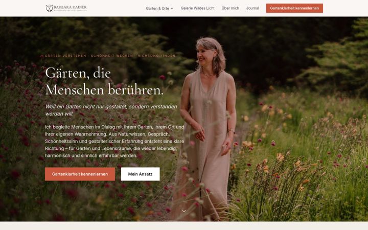 Screenshot of barbara-rainer.de
