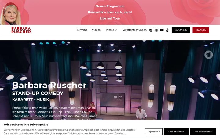 Screenshot of barbara-ruscher.de