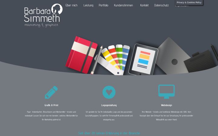 Screenshot of barbara-simmeth.de
