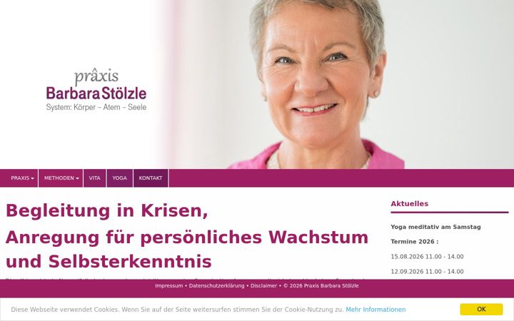 Képernyőkép: barbara-stoelzle.de