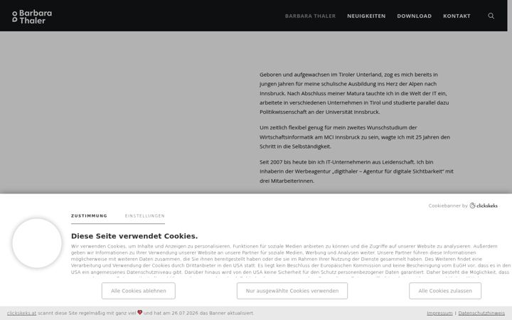 Screenshot of barbara-thaler.at