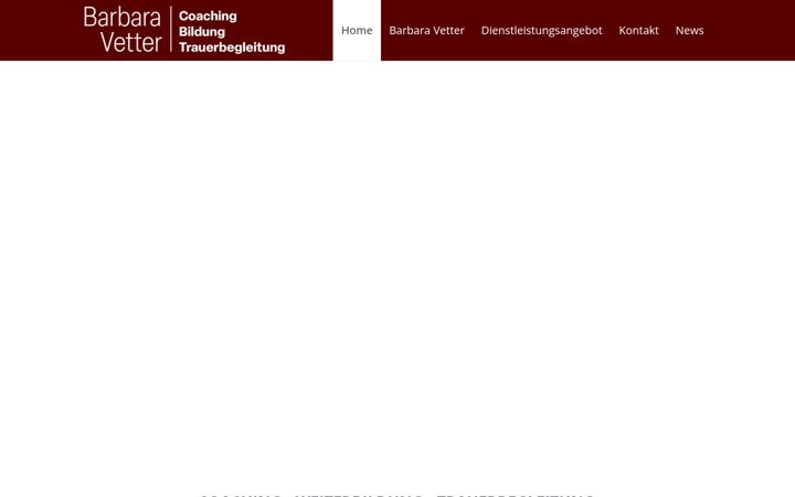 Screenshot of barbara-vetter.ch