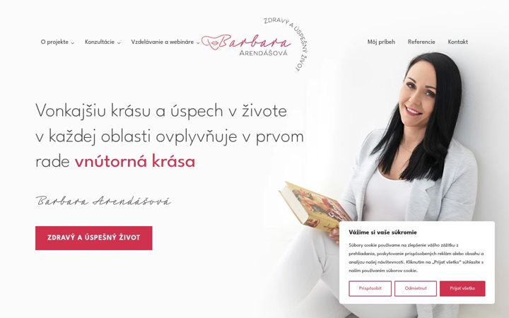 Snímek obrazovky barbaraarendasova.sk