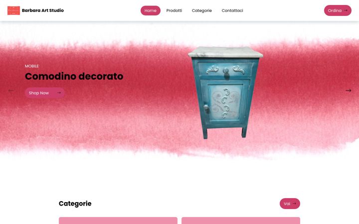 Screenshot of barbaraartstudio.it