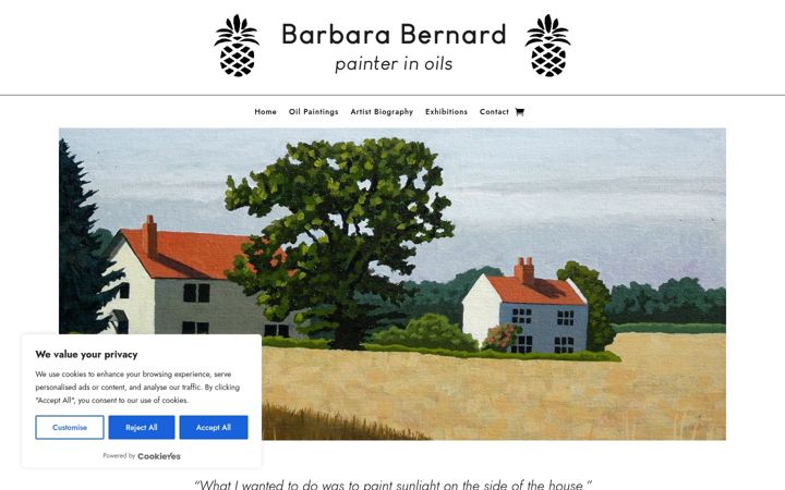 Screenshot of barbarabernard.com