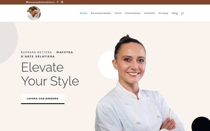 Screenshot of barbarabettera.it
