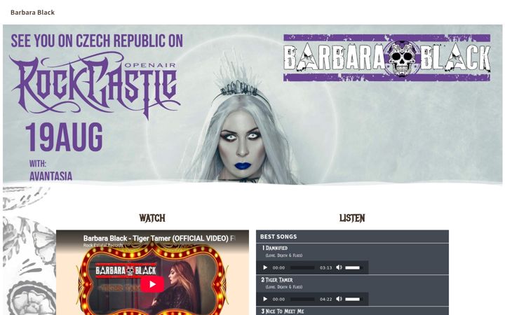 Screenshot of barbarablackrock.com