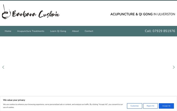 Screenshot of barbaracushnie.co.uk