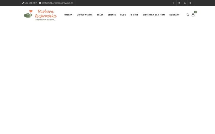 Screenshot von barbaradabrowska.pl