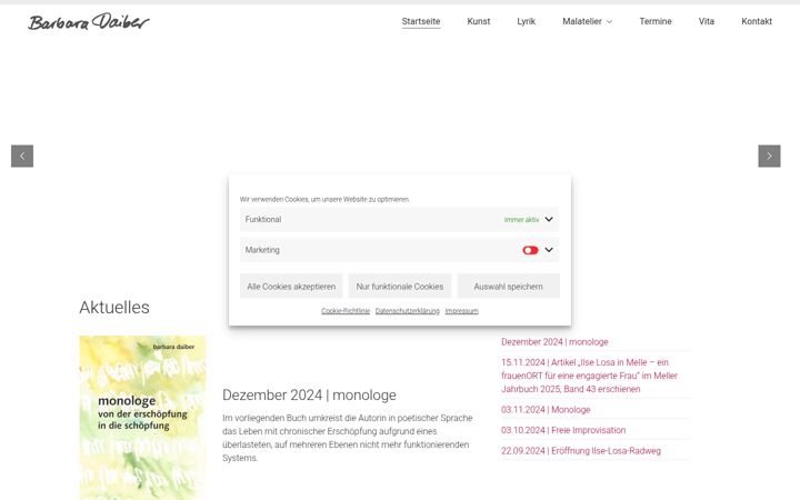 Screenshot of barbaradaiber.de