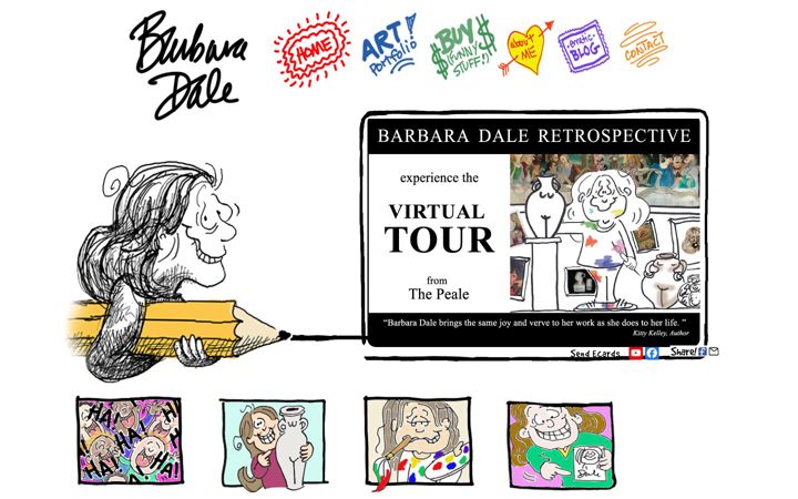 Screenshot of barbaradale.com