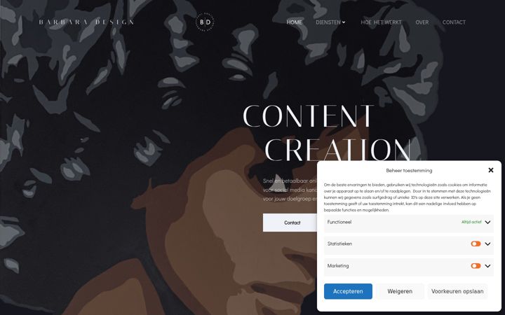 Screenshot of barbaradesign.nl