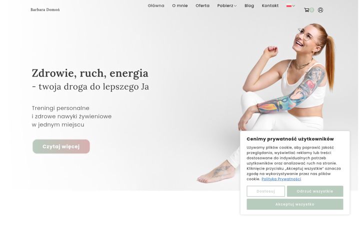 Screenshot of barbaradomon.eu