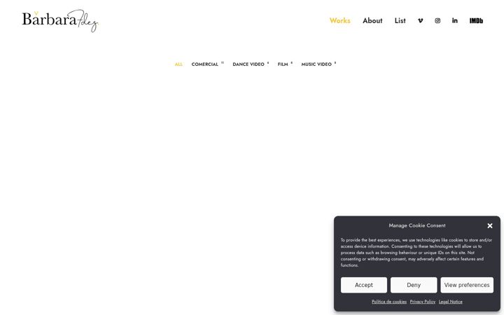 Screenshot of barbarafdez.es