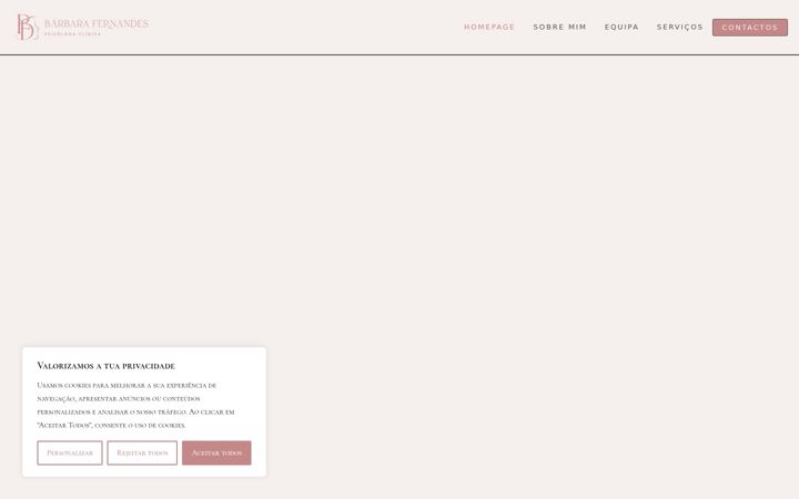 Screenshot of barbarafernandes.pt