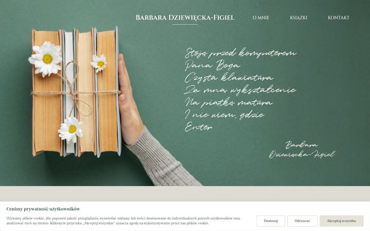 Screenshot of barbarafigiel.pl