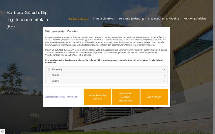 Screenshot of barbaragoetsch-innenarchitektur.de
