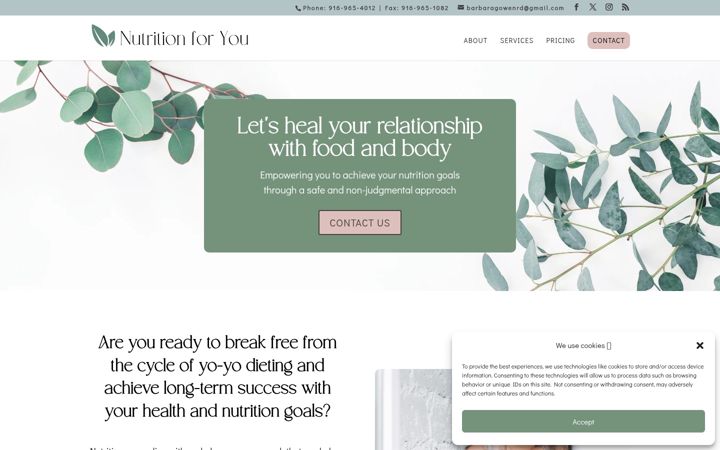 Screenshot of barbaragowenrd.com