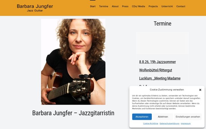 Screenshot of barbarajungfer.de