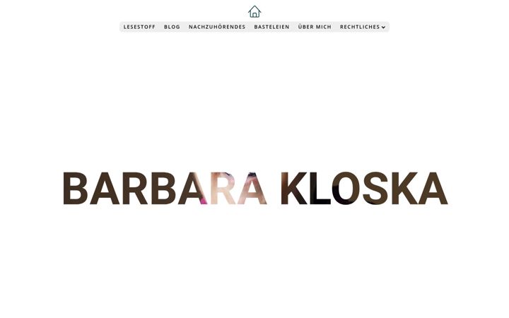 Screenshot of barbarakloska.de