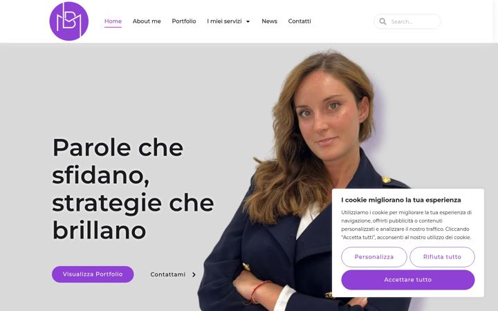 Screenshot of barbaramascitelli.it