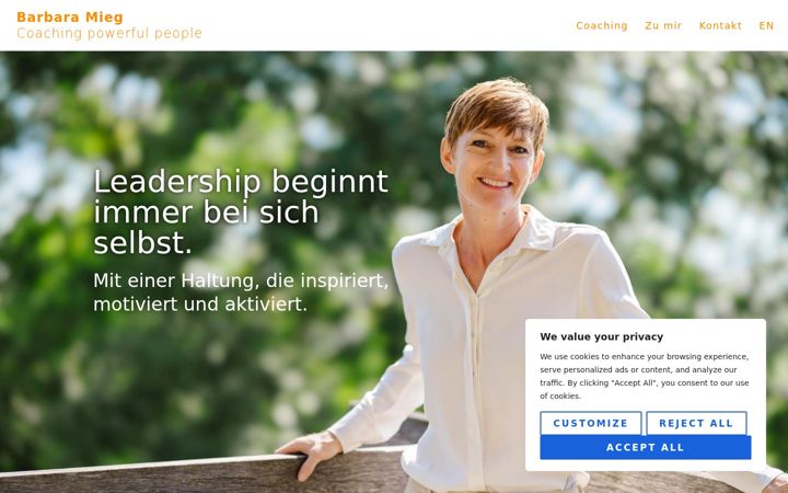 Screenshot of barbaramieg.com