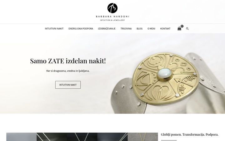 Screenshot of barbaranardoni.com