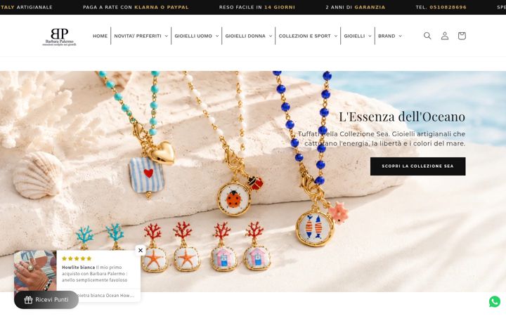 Screenshot of barbarapalermo.it