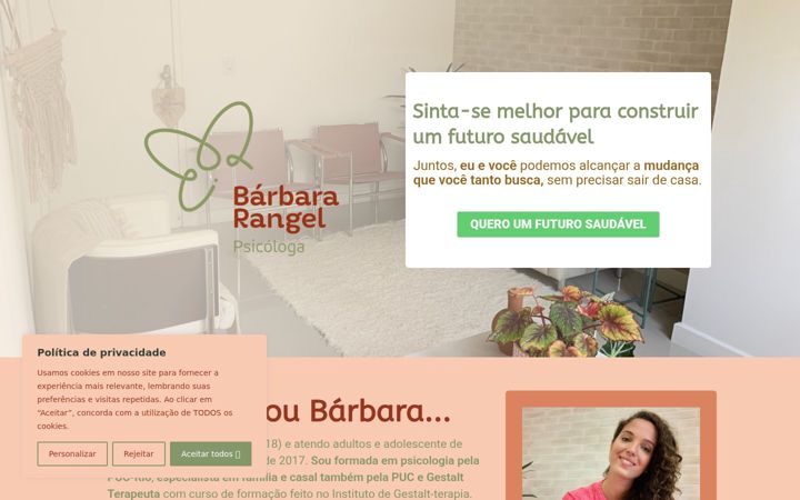 Screenshot του barbararangel.com.br
