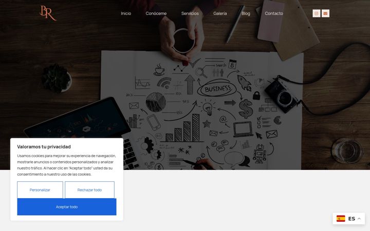 Screenshot of barbararoma.com
