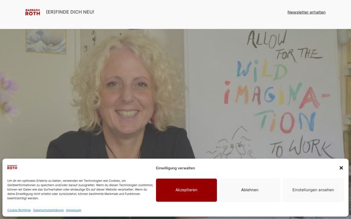 Screenshot of barbararoth.com
