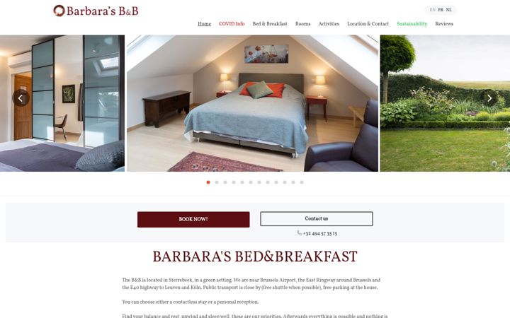 Screenshot of barbarasbnb.be