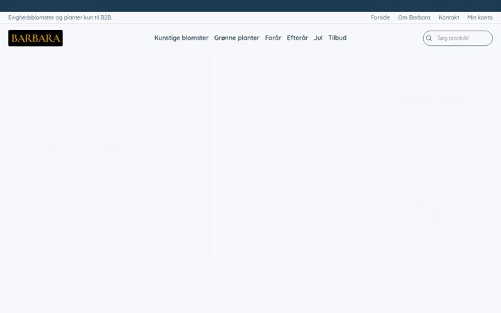 Screenshot of barbarashop.dk