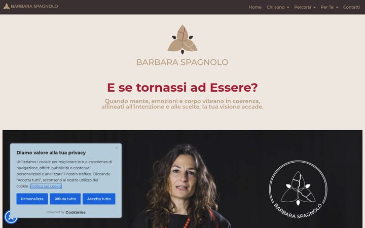 Screenshot of barbaraspagnolo.com