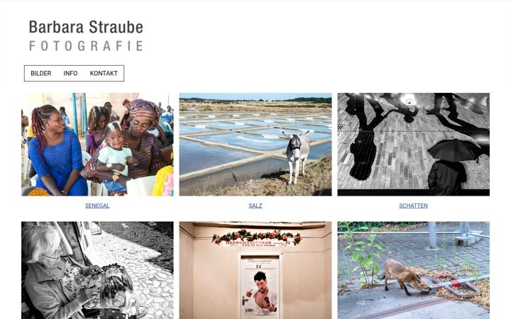 Screenshot of barbarastraube.de