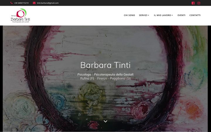 Screenshot of barbaratinti.it