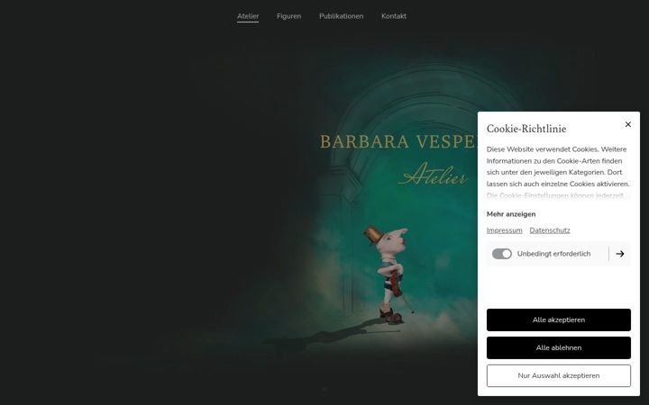 Screenshot of barbaravespermann.de