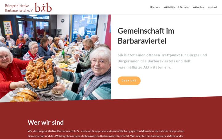Screenshot of barbaraviertel-geldern.de