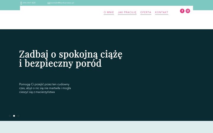 Screenshot of barbarawas.pl