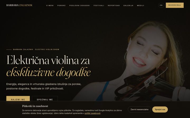 Screenshot of barbarazalaznik.si
