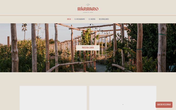 Screenshot of barbaro.mx