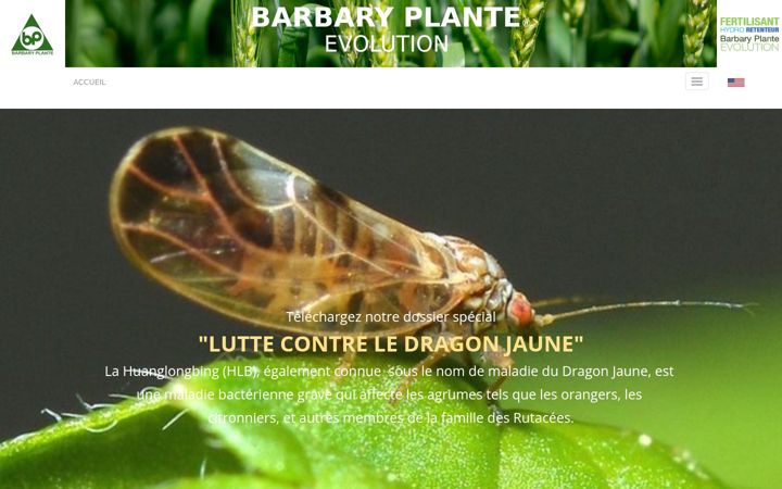 Screenshot of barbary-plante.com