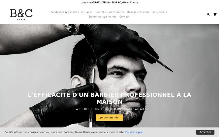 Screenshot of barbe-et-cheveux.com