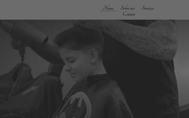Screenshot of barbeariadoariel.com.br